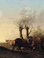 A cowherd in a landscape - (after) Paulus Potter