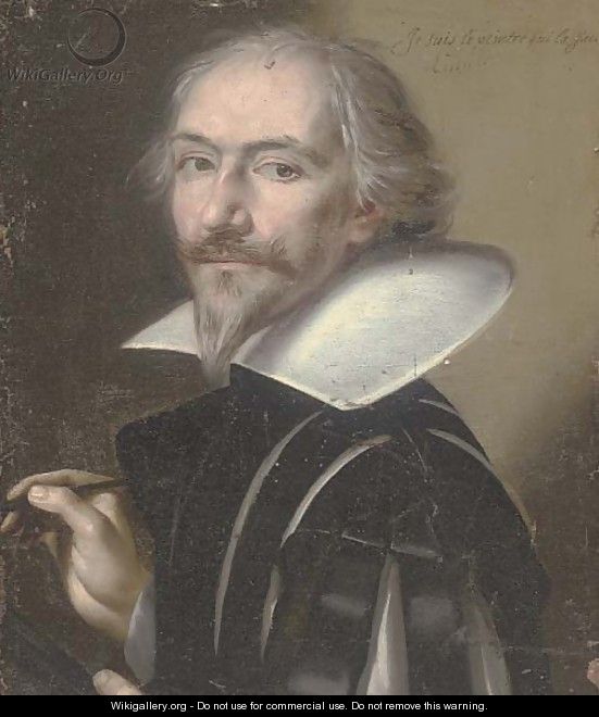 Portrait of an artist - (after) Philippe De Champaigne