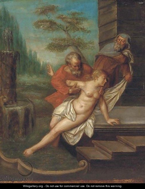 Susannah and the elders - (after) Rubens, Peter Paul