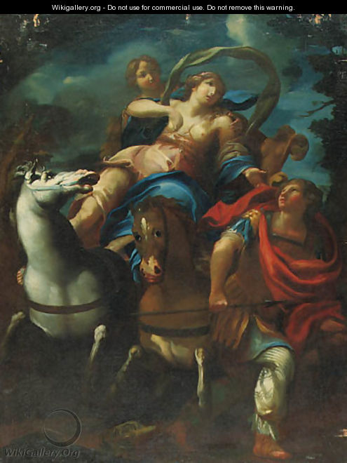 Dido and Aeneas - (after) Marcantonio Franceschini