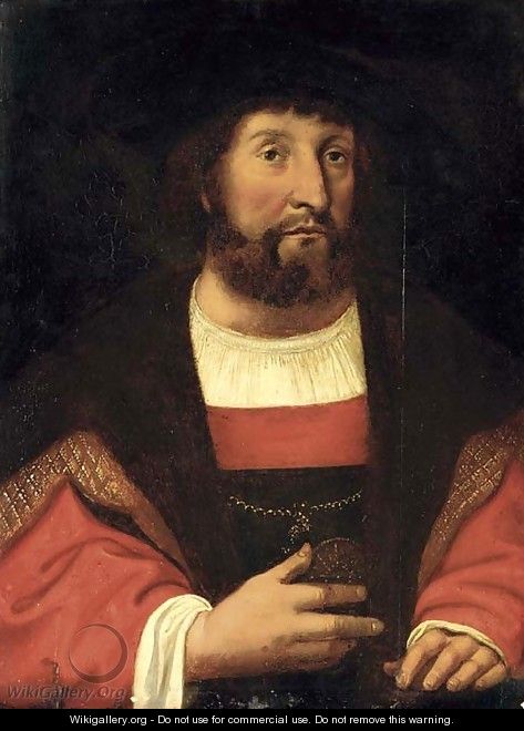 Portrait of Christian II (1481-1559) - (after) Michel Sittow