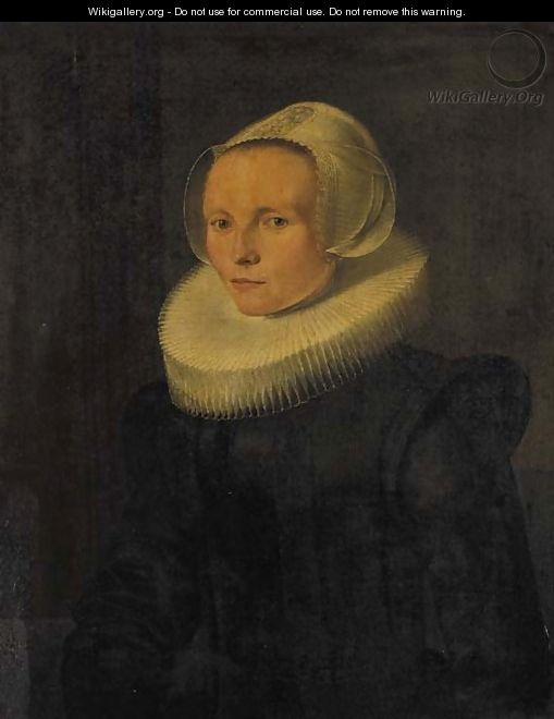 Portrait of a woman - (after) Nicolaes (Pickenoy) Eliasz