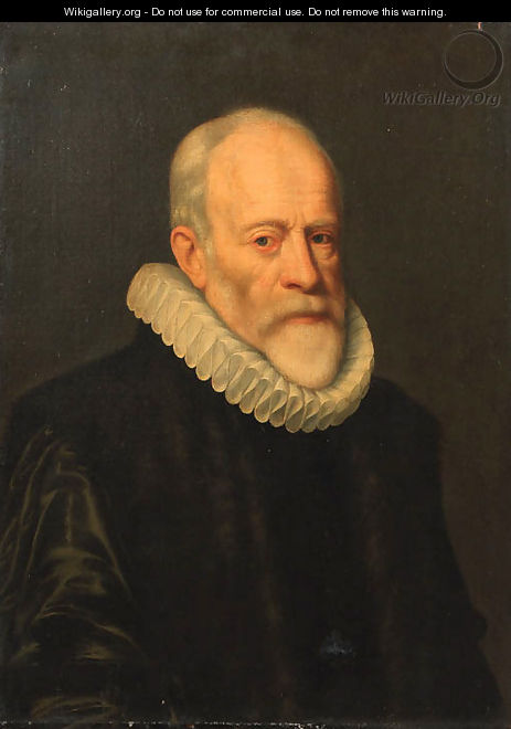 Portrait of Johan van Oldebarneveldt (1547-1619) - (after) Michiel Jansz. Van Miereveldt