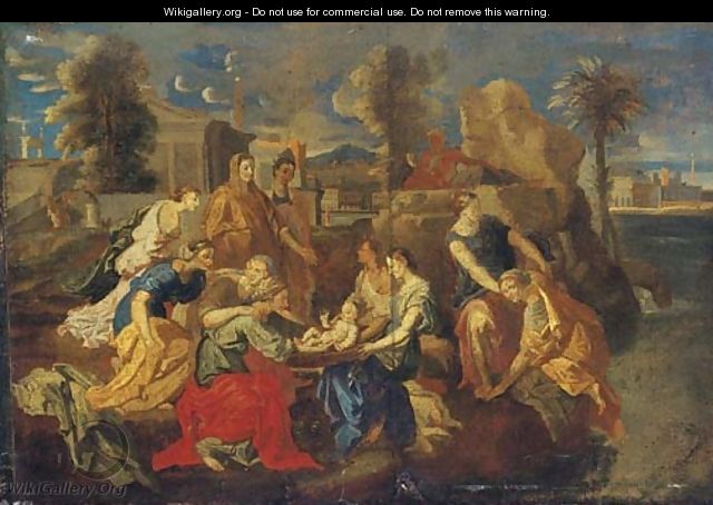 The Finding of Moses 3 - (after) Nicolas Poussin