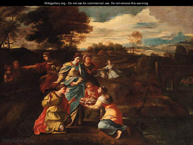 The finding of Moses 2 - (after) Nicolas Poussin