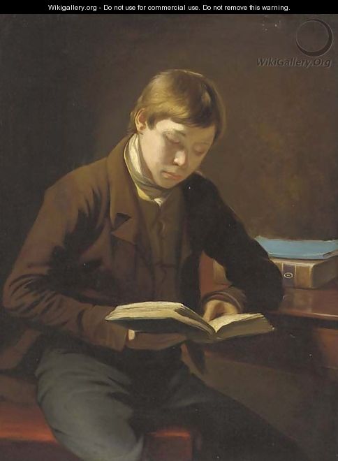 A student reading - (after) John Opie