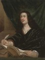 Portrait of a gentleman, traditionally identified as John Milton (1608-1674) - (after) John Michael Wright