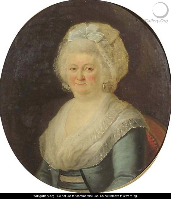 Portrait of a noblewoman - (after) Joseph-Marie Vien