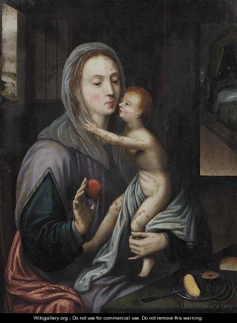 The Madonna and Child - (after) Cleve, Joos van