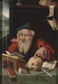 Saint Jerome in his study 2 - (after) Cleve, Joos van