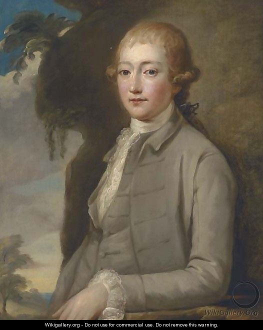 Portrait of Edmund Townley (1714-1796) of Royle Hall, Burnley - (after) Josepf Wright Of Derby