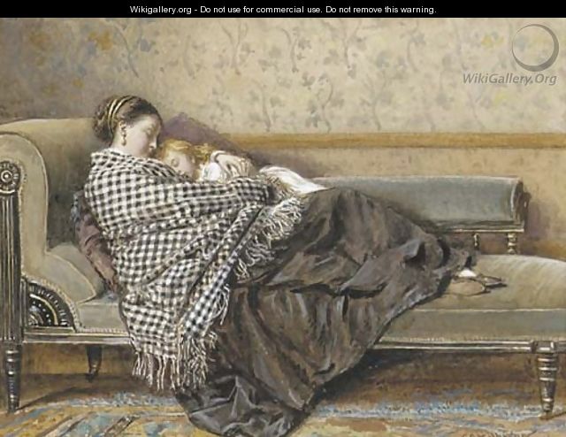 The afternoon rest - George Goodwin Kilburne