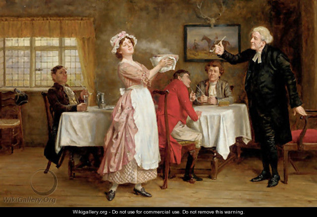 After the Hunt - George Goodwin Kilburne