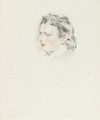 Portrait of Benjamin Robert Haydon (1786-1846), bust-length - George Henry Harlow