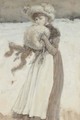 An illustration to 'Love in Winter' - George Henry Boughton