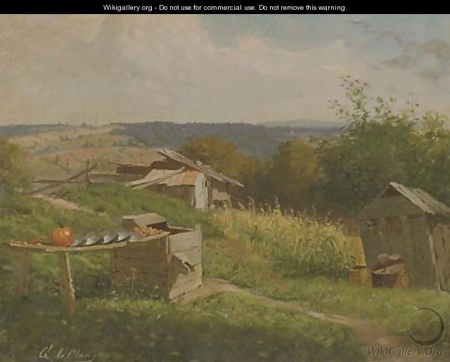 Landscape with Pumpkin - George Lafayette Clough