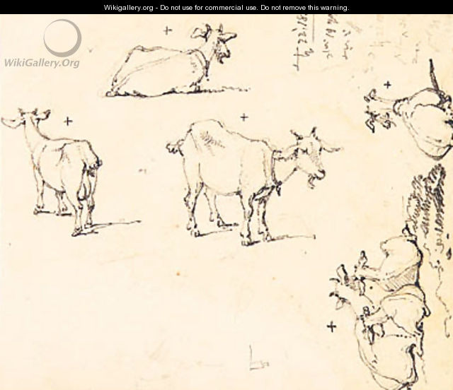 Studies of Goats - George Chinnery