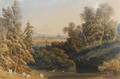 A distant view of Gloucester - George Fennel Robson