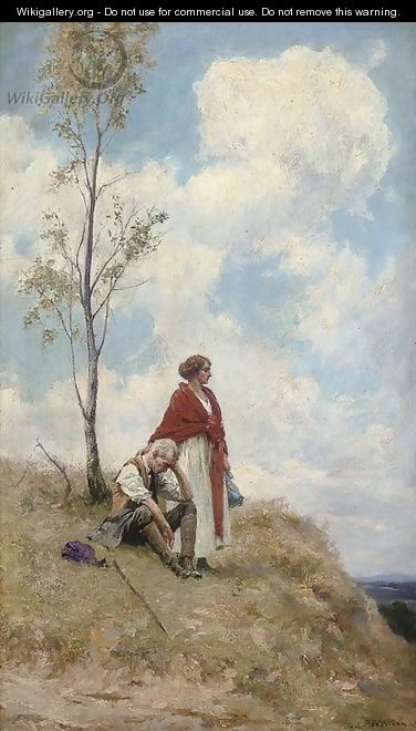 A view from the hills - George Edward Robertson