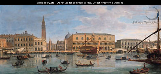 The Bacino di San Marco, Venice, looking towards the Doge