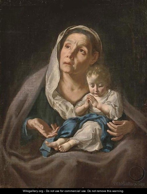 Saint Elizabeth with the Virgin Mary - Gaspare Traversi