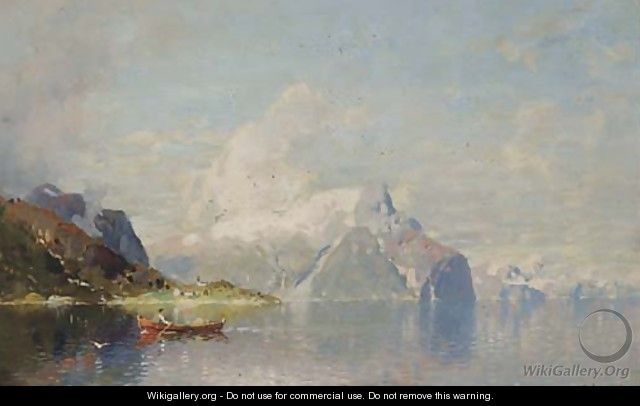 Crossing the fjord - Georg Anton Rasmussen