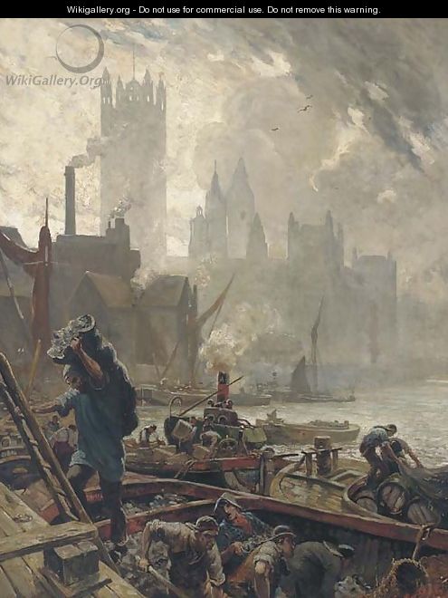 Toil, glitter and grime, Westminster - Geoffrey Strachan