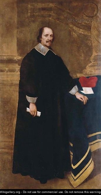 Portrait of a prelate, possibly Arnold Hoensbroeck de Ostammol - Genoese School