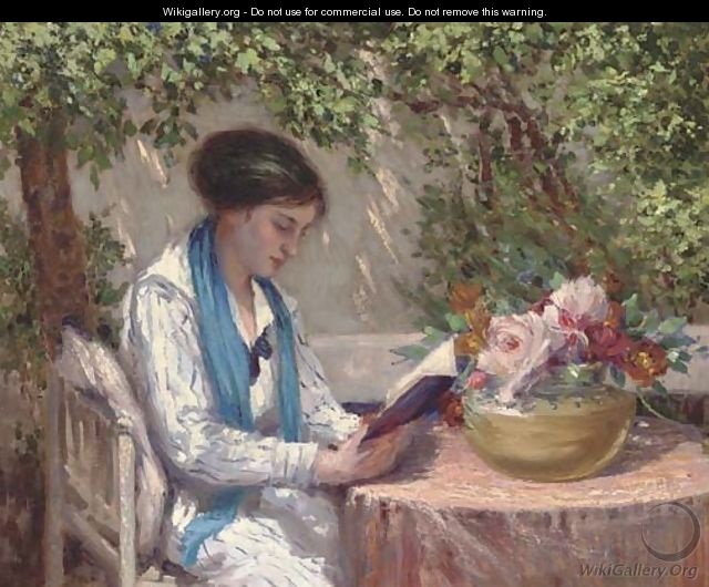A read in the garden - Gennaro Befanio