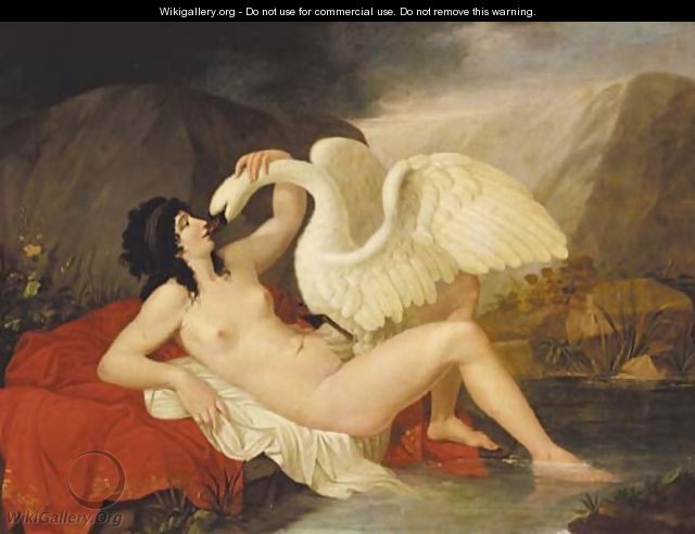 Leda and the swan 3 - French School