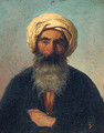 A bearded Man with a Turban - French School