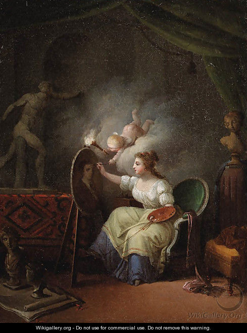 An Allegory of Painting - French School