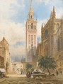 The cathedral and Giralda Tower, Sevilla - Friedrich Perlberg