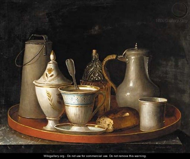The breakfast tray - Gabriel-Germain Joncherie