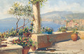 A Sunlit Mediterranean Terrace - Gaetano Esposito