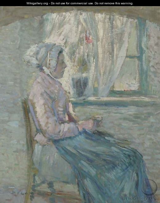 Seated lady - French School