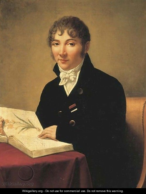 Portrait of Pierre-Joseph Redoute (1759-1840) - French School