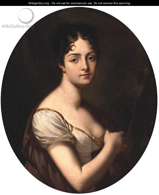Portrait Of A Young Lady - French School