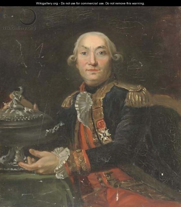 Portrait of a Capitaine de Vaisseau in the French navy - French School