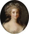 Portrait of a Lady, bust length, en deshabill - French School