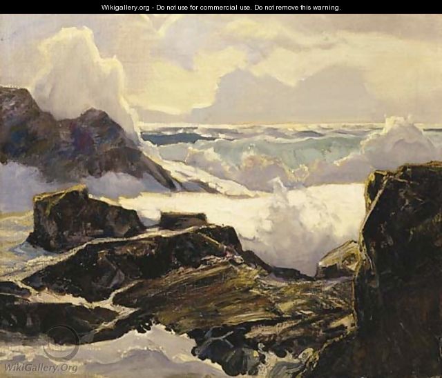 At High Tide - Frederick Judd Waugh
