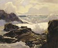 At High Tide - Frederick Judd Waugh