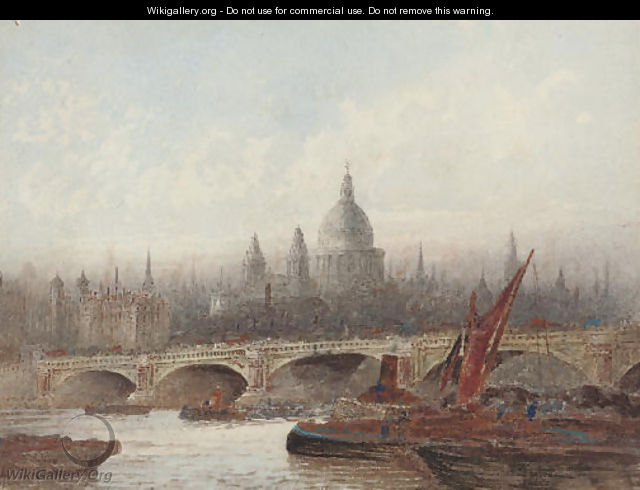 The Thames at Blackfriars Bridge, St. Paul