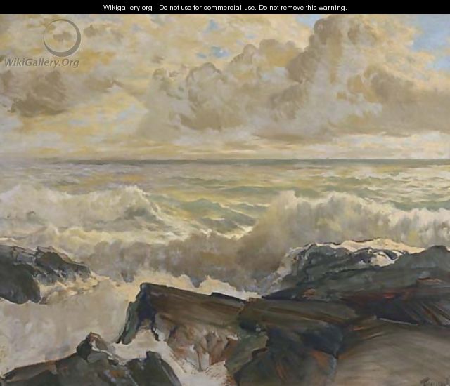 Crashing Surf - Frederick Judd Waugh