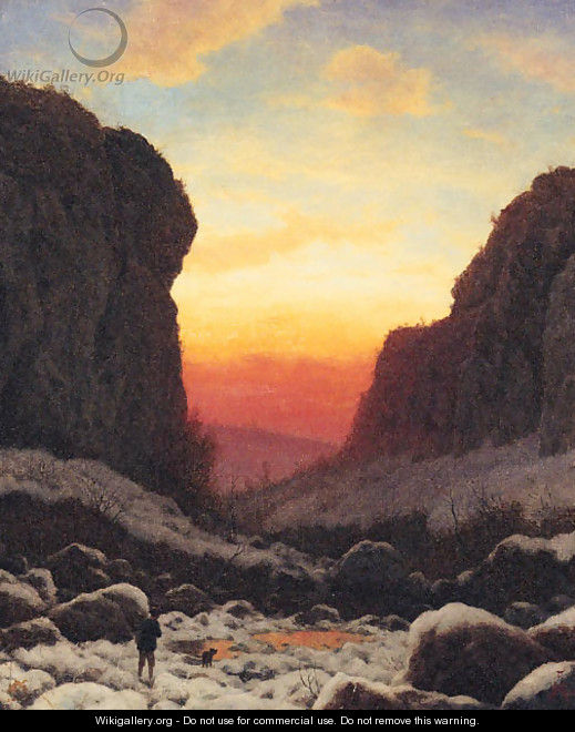 A Winter Evening - Frederick William Meyer