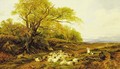 Resting by the old oak - Frederick William Hulme