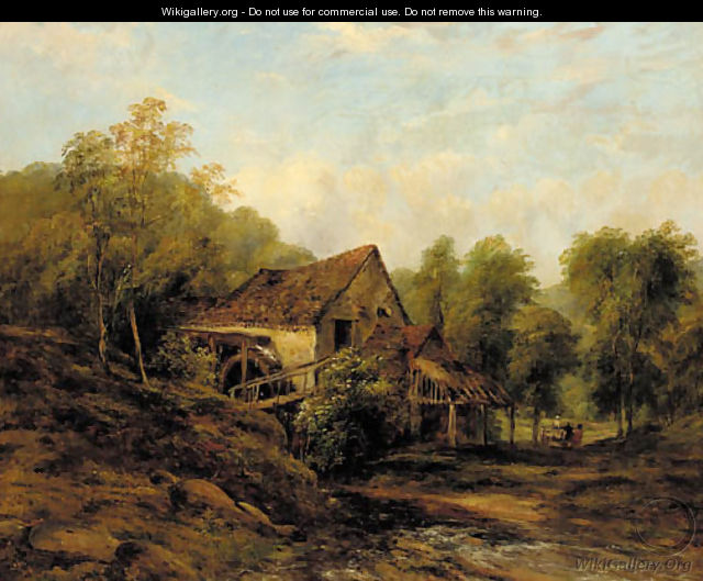 The old water mill - Frederick Waters Watts