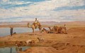 Waiting for the Dahabeyah on the banks of the Nile - Frederick Goodall