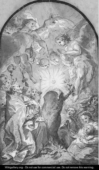 The Miracle Of The Eucharist Appearing From A Tree - Franz Erasmus Asam