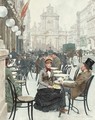 The Sidewalk Cafe - Franz Bernard Gailliard